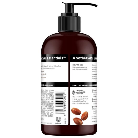 ApotheCARE Essentials The Replenisher Moisturizing Shampoo Vanilla 12 Fl Oz - Picture 4 of 4